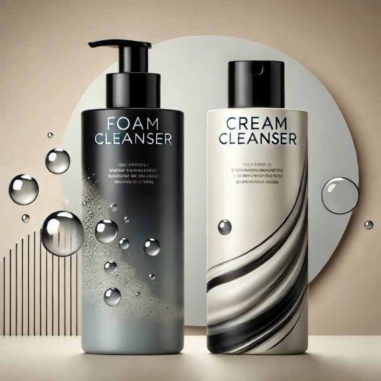 Foam vs Cream Cleansers